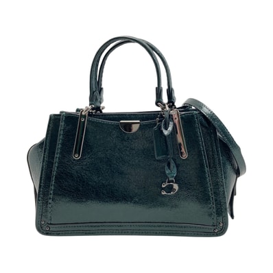 ☆☆COACH コーチ ドリーマー21 2WAYバッグ 38543 グリーン ショルダーバッグ メタリックレザー