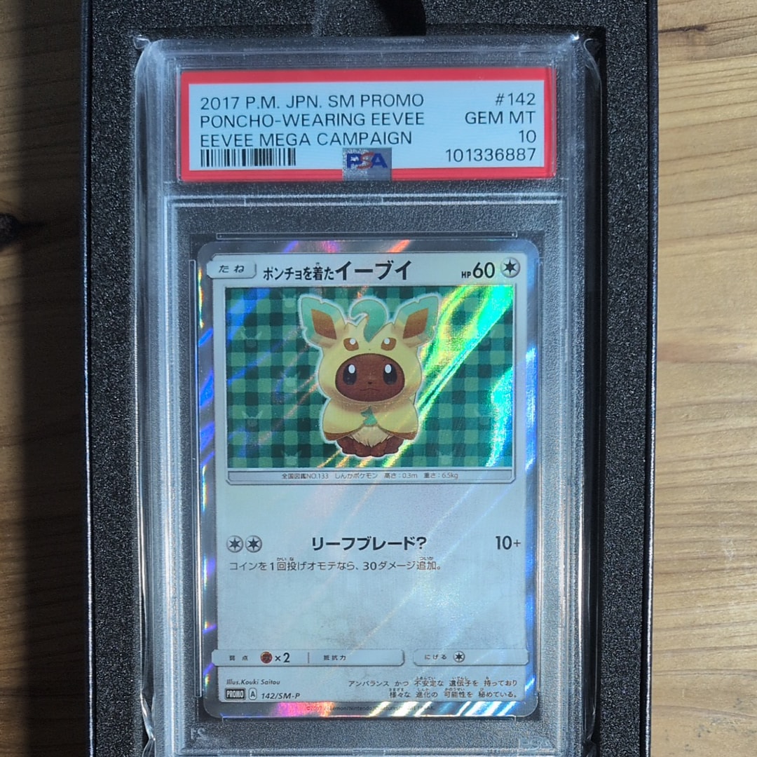 PSA9】ポンチョを着たイーブイ: プロモ[SM-P 142](プロモーション