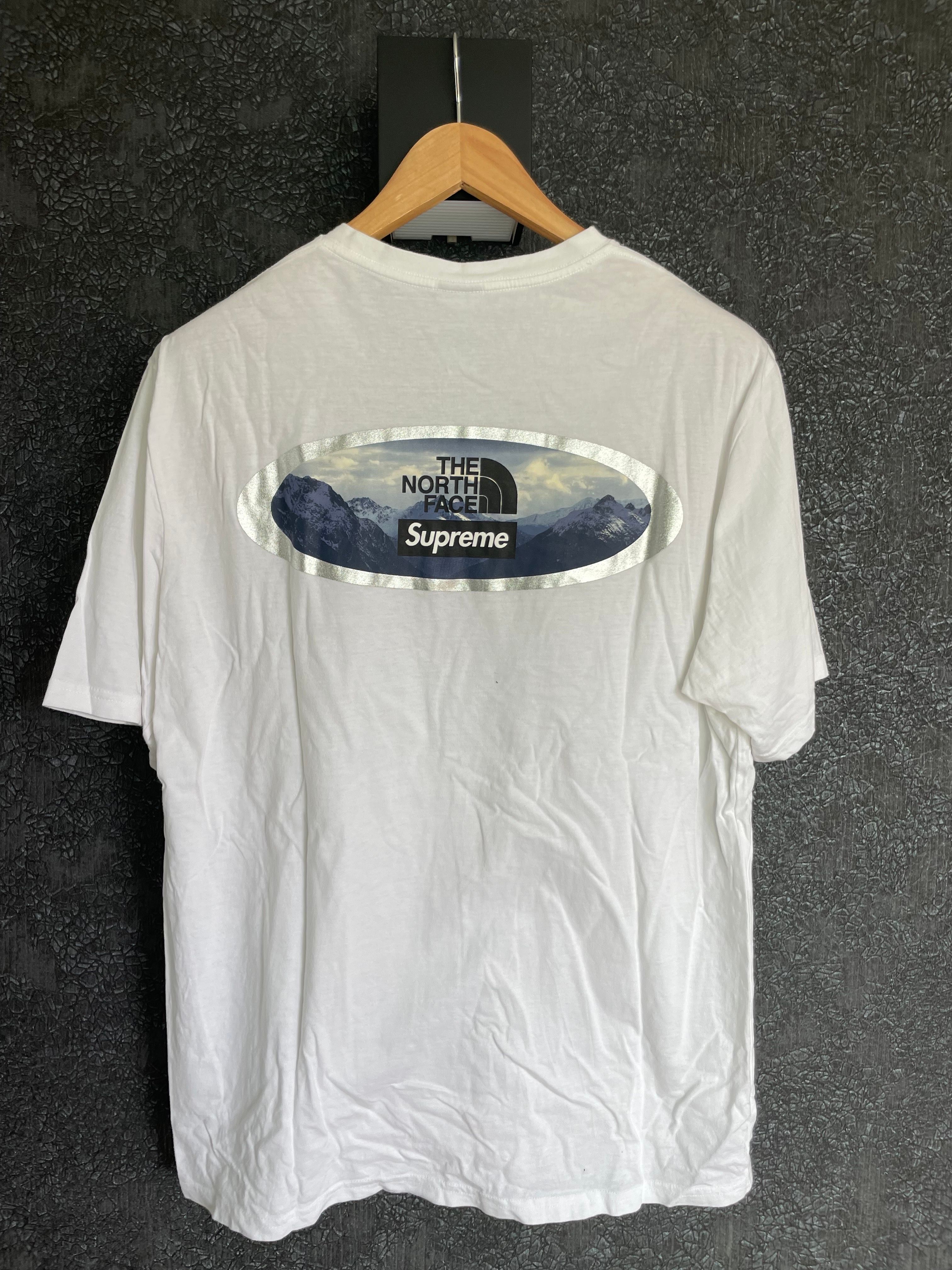 シュプリーム ザノースフェイス マウンテン Tシャツ "ホワイト"