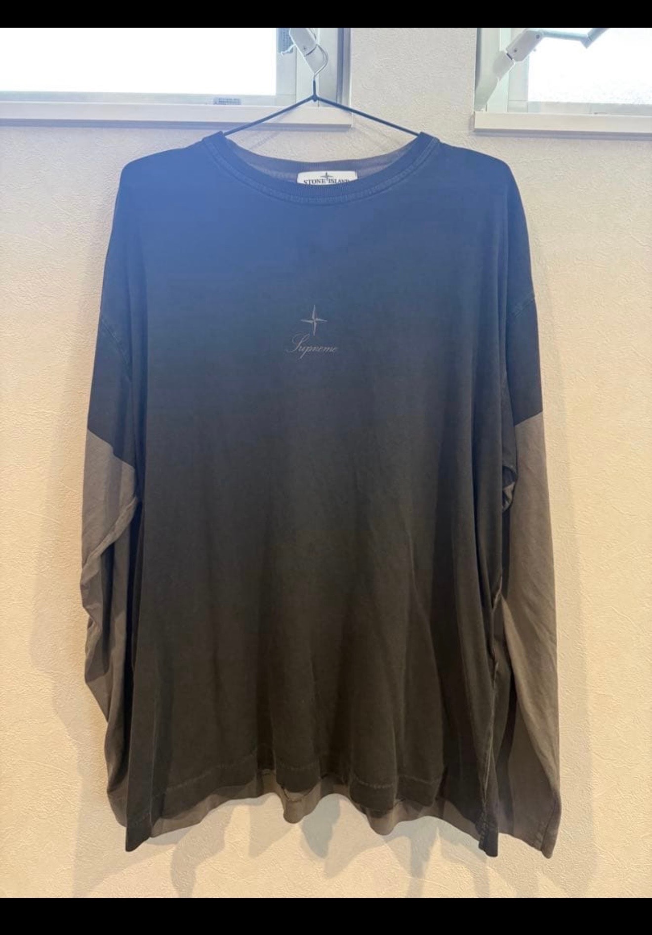 Supreme / Stone Island L/S Top "Black"
