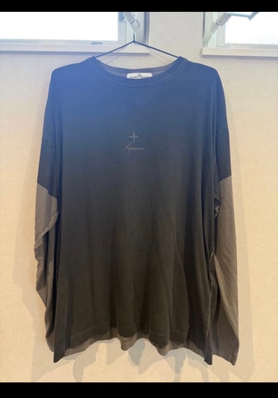Supreme / Stone Island L/S Top "Black"