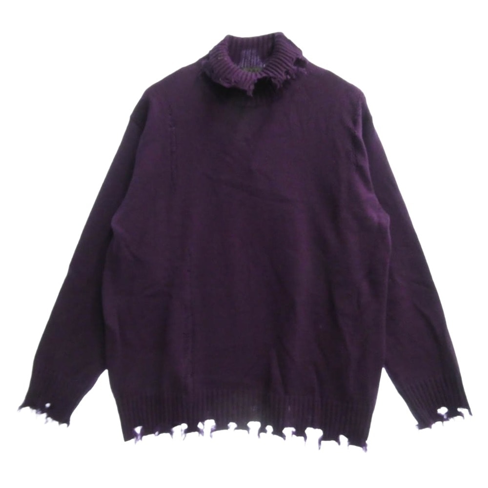 D (傷や汚れあり)】Yohji Yamamoto ヨウジヤマモト ニット 21AW UU-K47