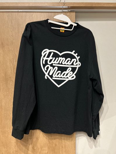 HUMAN MADE HEART L/S T-SHIRT "Black"