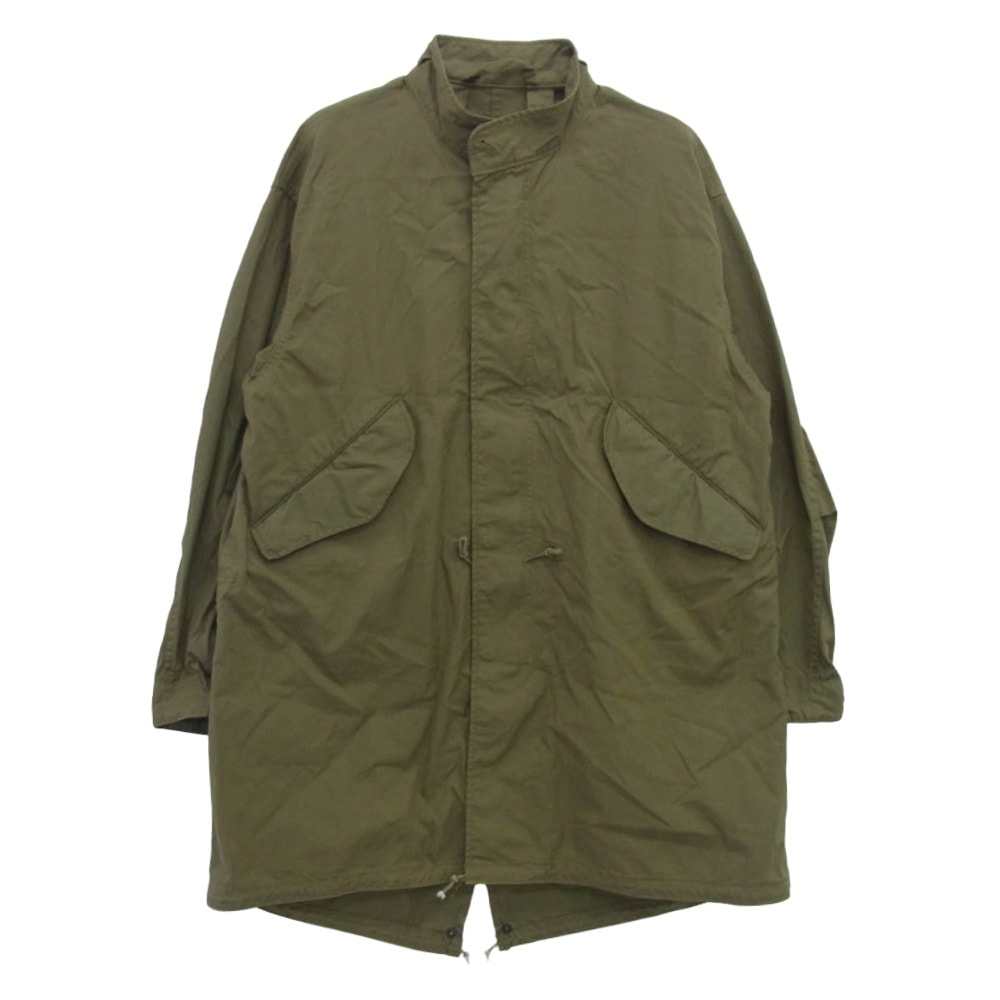 Buzz Rickson's バズリクソンズ ミリタリージャケット BR14719 M-65 NO HOOD フィールドパーカ ノーフード コート フィッシュテール グリーン系 M【中古】