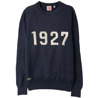 古着 ラコステ LACOSTE LIVE アクリルニットセーター メンズS相当/eaa399593