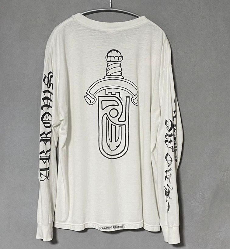 ユナイテッドアローズ コラボ クロムハーツ初期タグ 長袖Tシャツ ダガー