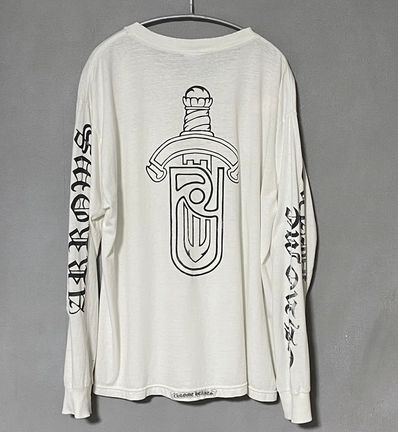 ユナイテッドアローズ コラボ クロムハーツ初期タグ 長袖Tシャツ ダガー