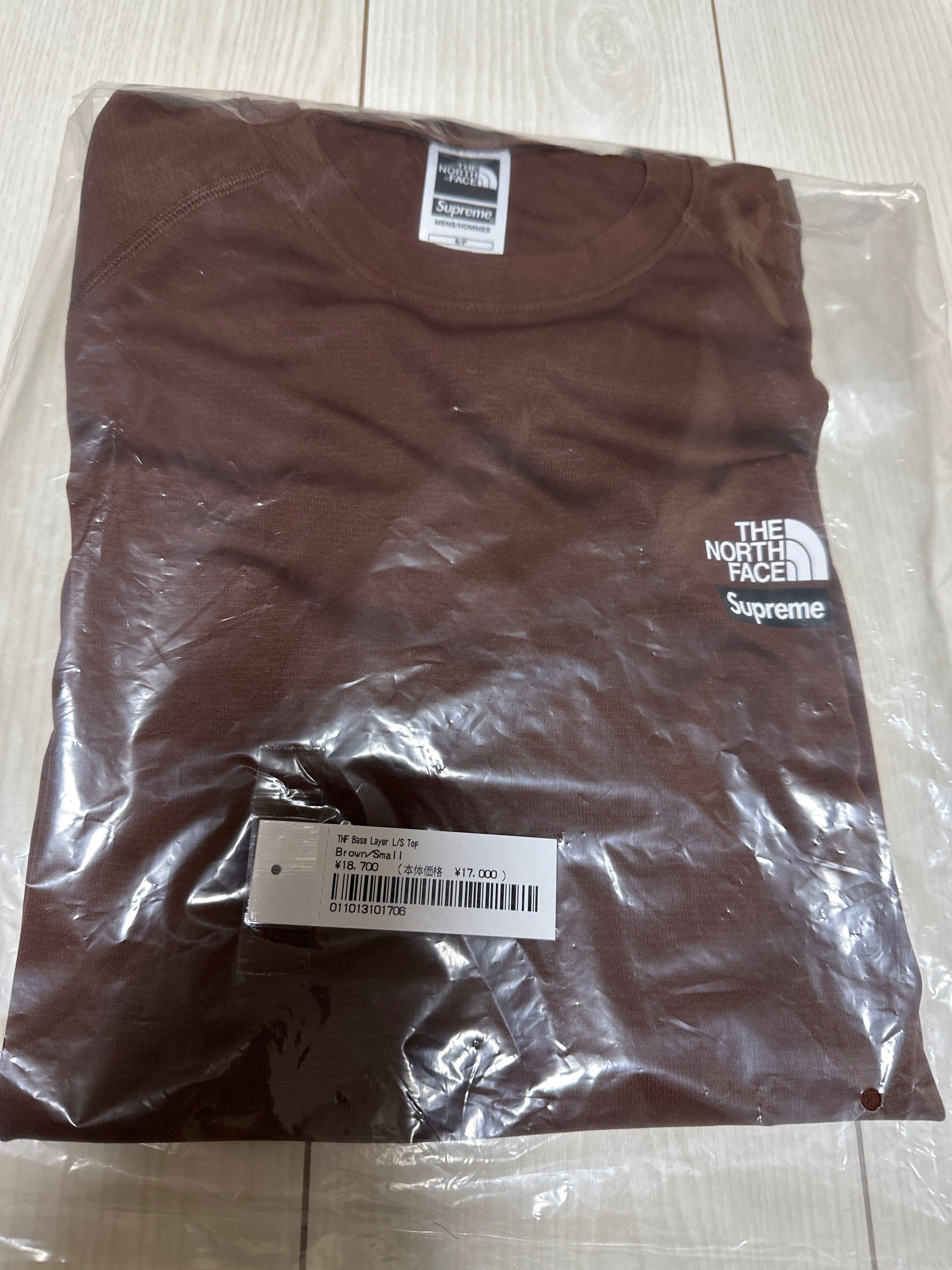 Supreme x The North Face Base Layer L/S Top "Brown"