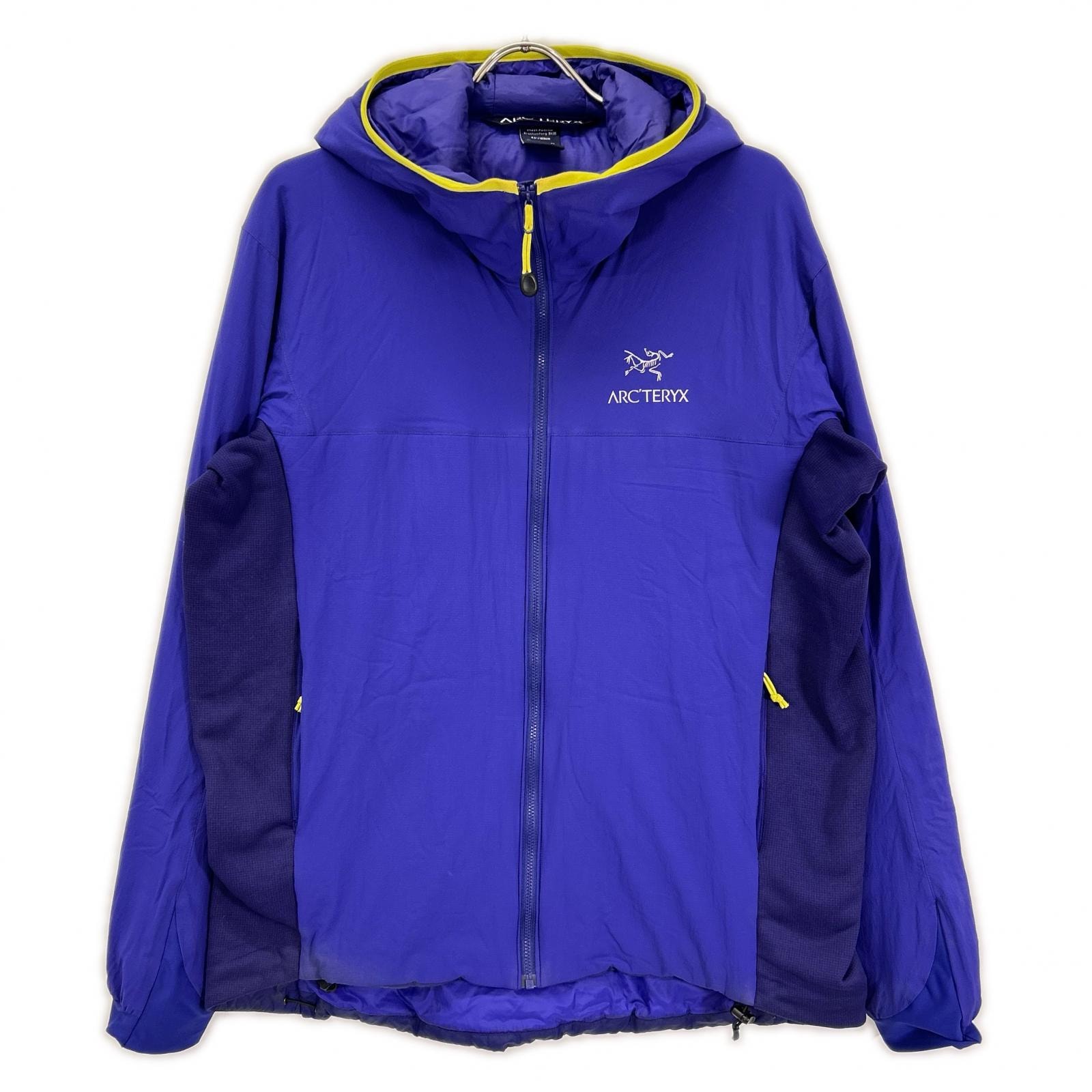 アークテリクス 02T-93102 ブルー×イエロー ATOM HOODY/アトムフーディ ジャケット L