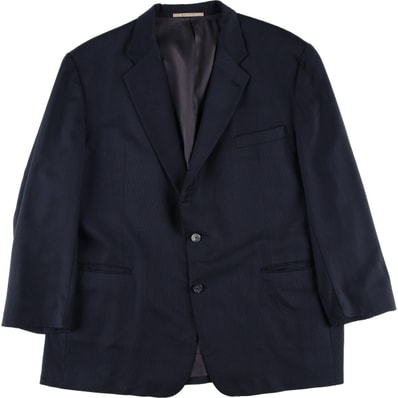 古着 バーバリー Burberry's BURBERRY LONDON ストライプ柄 ウールテーラードジャケット USA製 メンズXL相当/evb033275