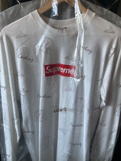 Supreme Box Logo L/S Tee "White"