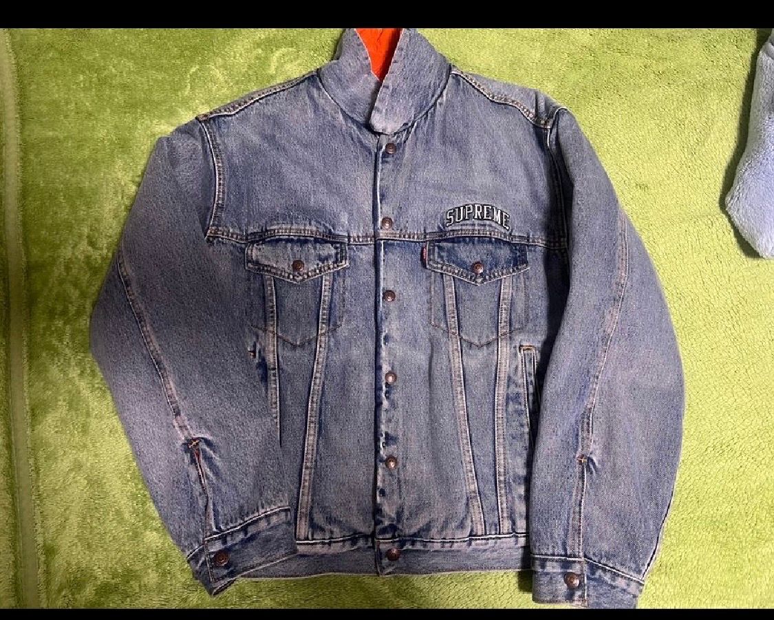 Supreme / LEVI'S Reversible Trucker Jacket "Blue"