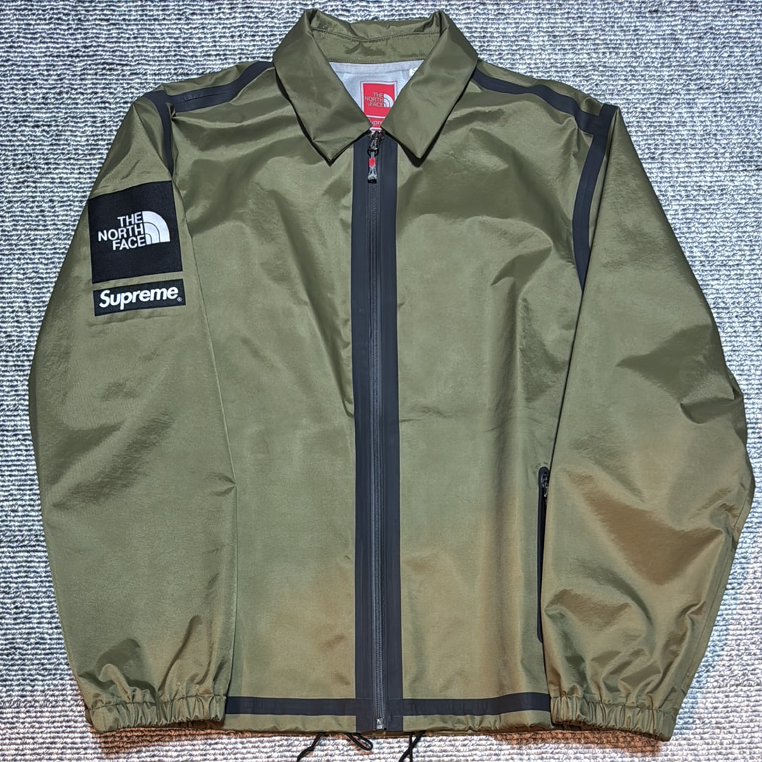 Supreme x The North Face Summit Series Outer Tape Seam Coaches Jacket "Olive"