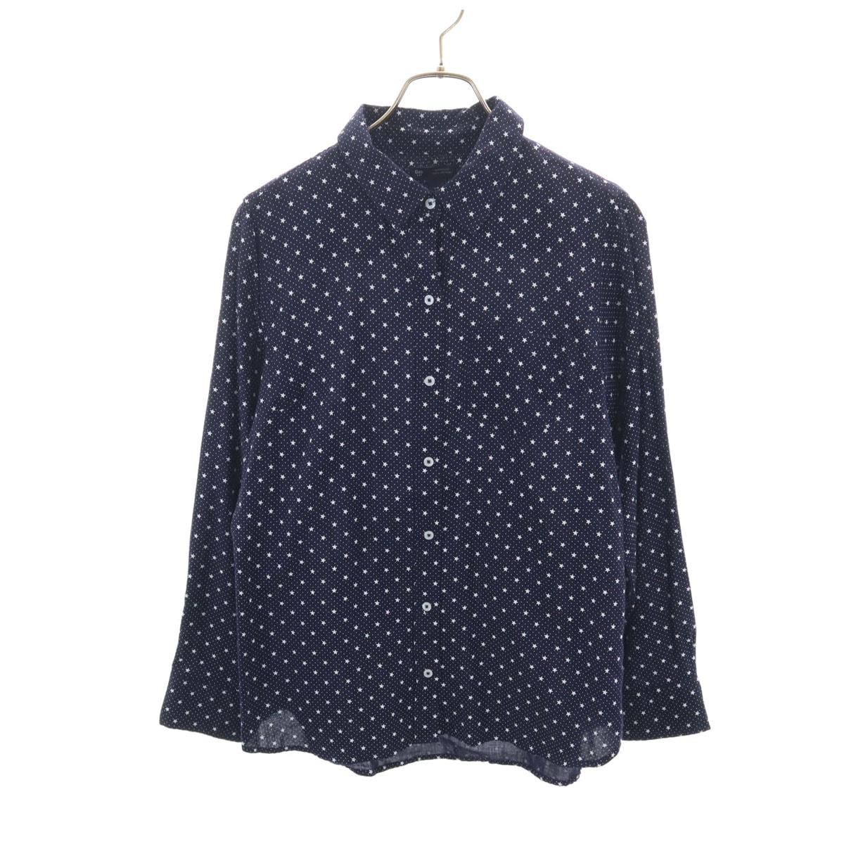 GAP ギャップ スター柄 長袖 シャツ M ネイビー 星