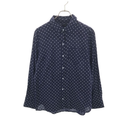 GAP ギャップ スター柄 長袖 シャツ M ネイビー 星