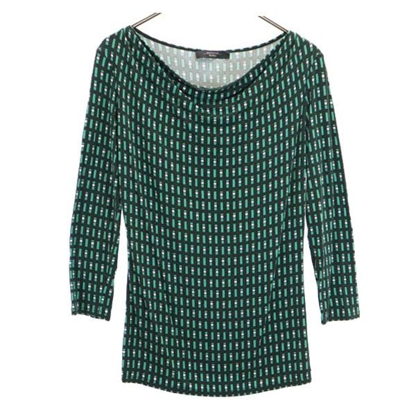 MAX MARA マックスマーラ ウィークエンド 総柄 長袖 カットソー グリーン系 WEEKEND