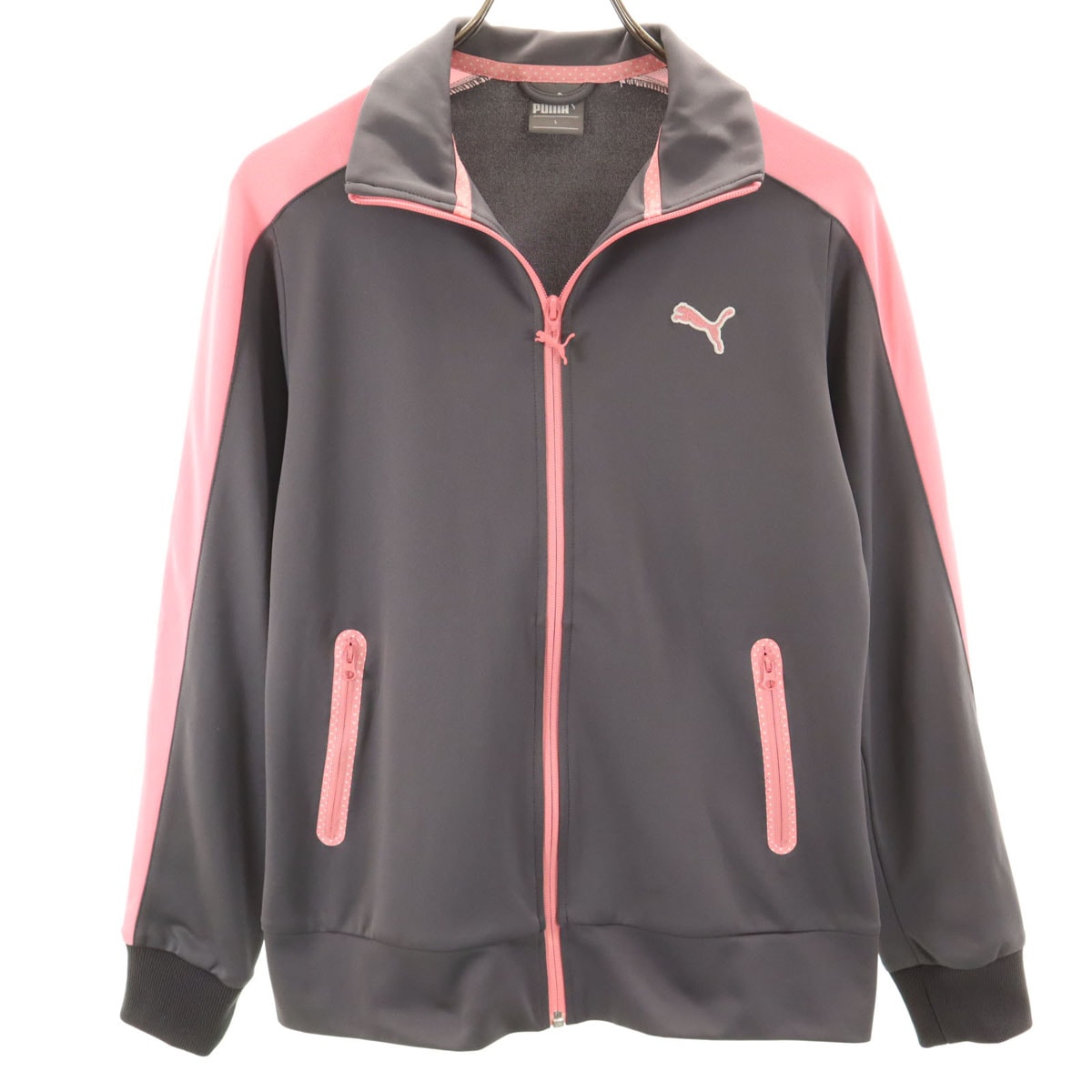PUMA プーマ トラックジャケット L グレー