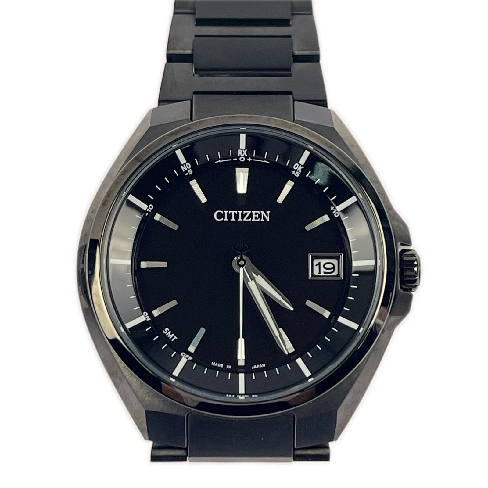 CITIZEN アテッサ ブラックチタン エコドライブ H128-R007971