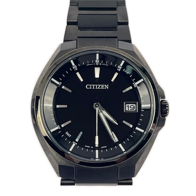 CITIZEN アテッサ ブラックチタン エコドライブ H128-R007971