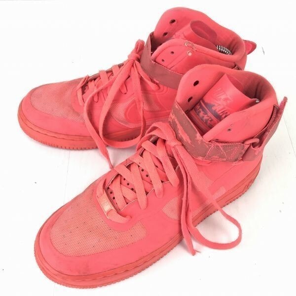 NIKE/ナイキ★エアフォース1/ハイカットスニーカー【25.0/ピンク】454433-600◆P-98