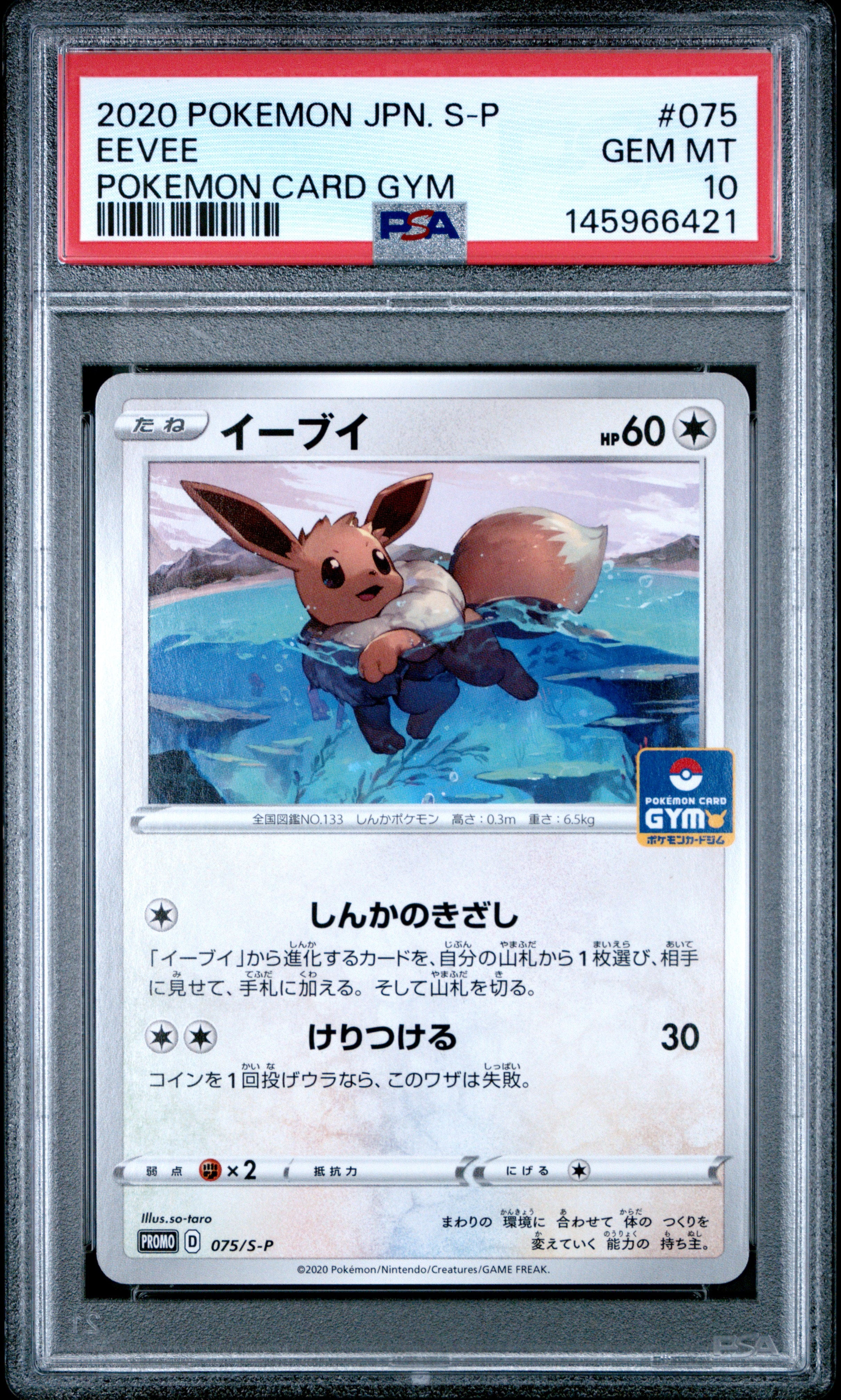 イーブイ: プロモ P [S-P 075](ポケモンカードゲーム ソード&シールド 「プロモカードパック 第3弾」)