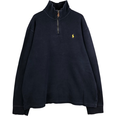 古着 ラルフローレン Ralph Lauren POLO by Ralph Lauren ハーフジップスウェットシャツ トレーナー メンズXL相当/eaa591511