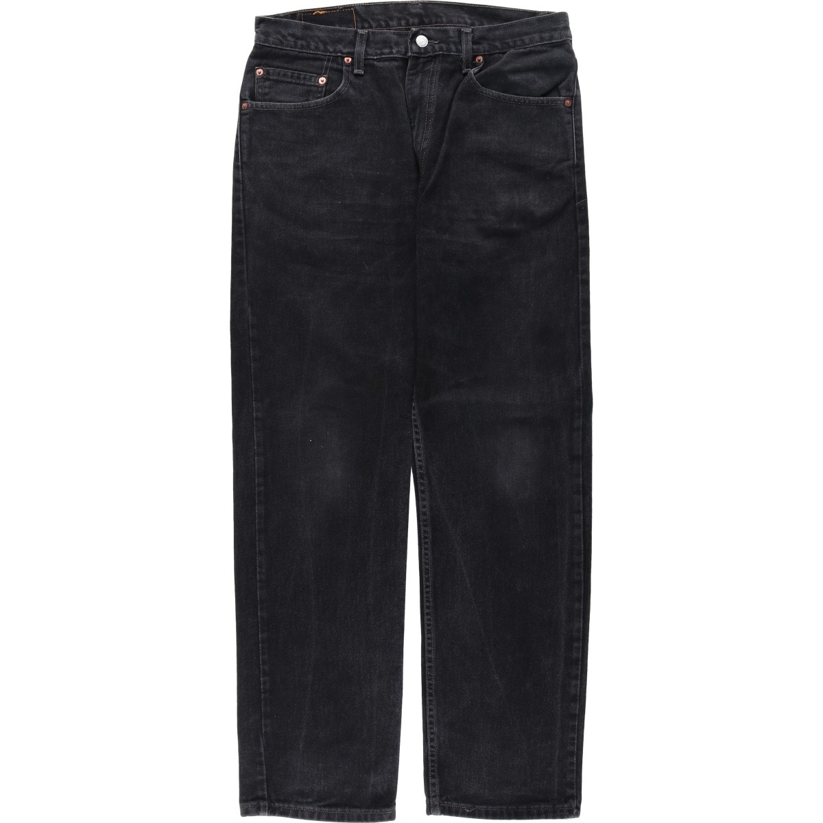 古着 00年代 リーバイス Levi's 505 REGULAR FIT STRAIGHT LEG ブラックデニム テーパードデニムパンツ カナダ製 メンズw34相当/evb034513