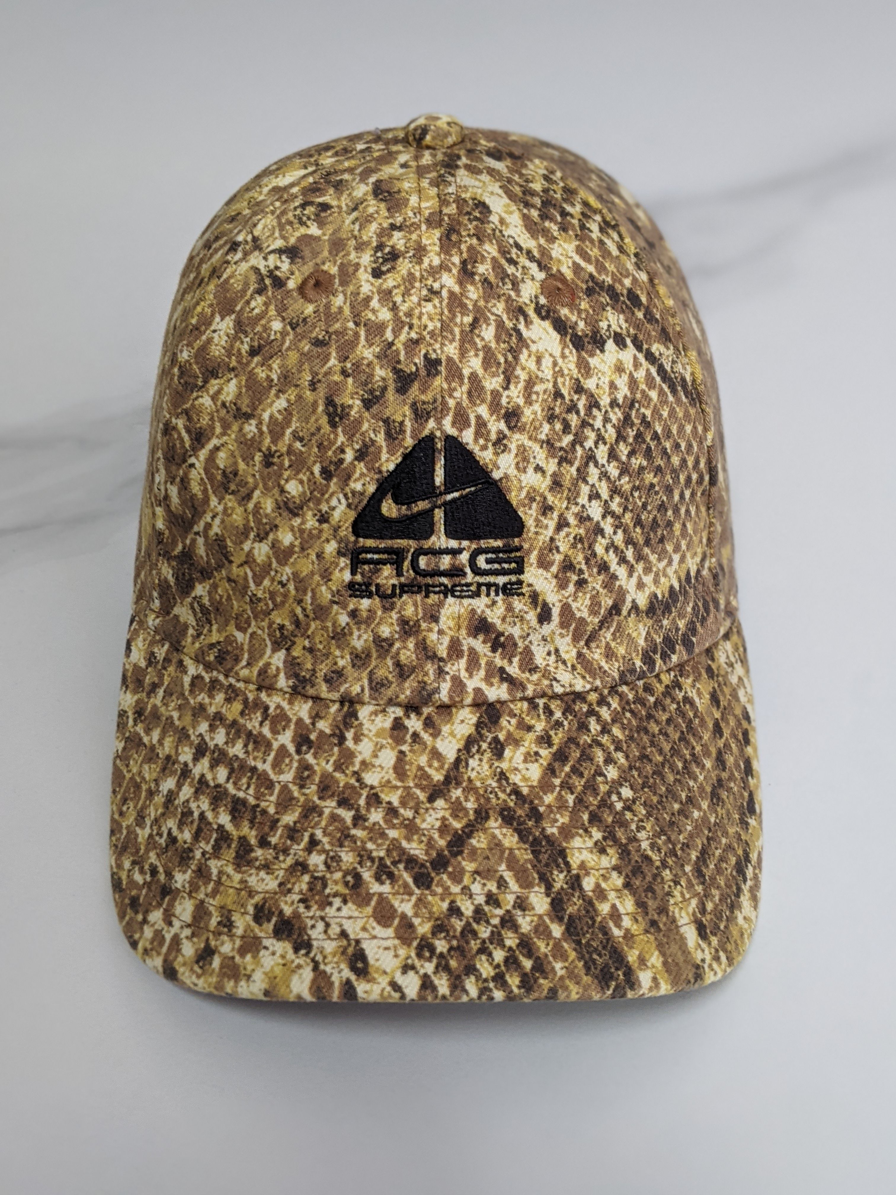 Supreme Nike ACG Denim 6-Panel "Gold Snakeskin"