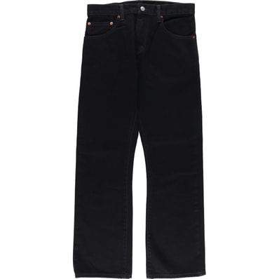 古着 リーバイス Levi's 517 BOOT CUT ブラックデニム ブーツカットデニムパンツ メンズw31相当/eaa625746