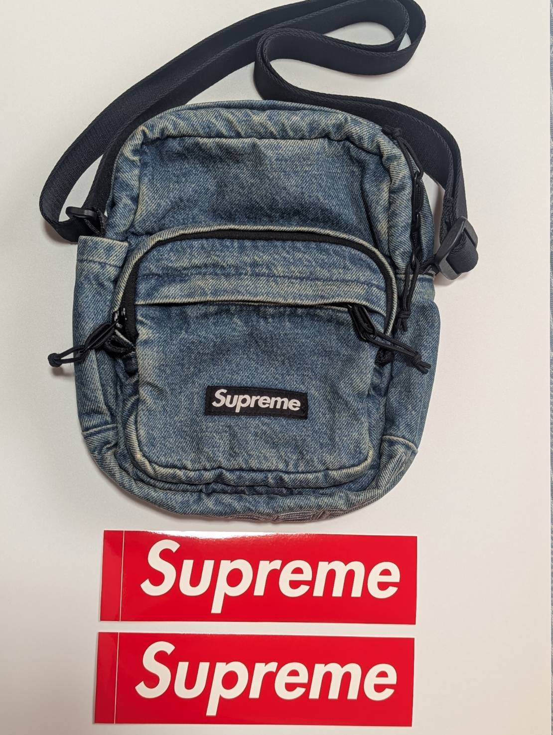 Supreme Denim Shoulder Bag 