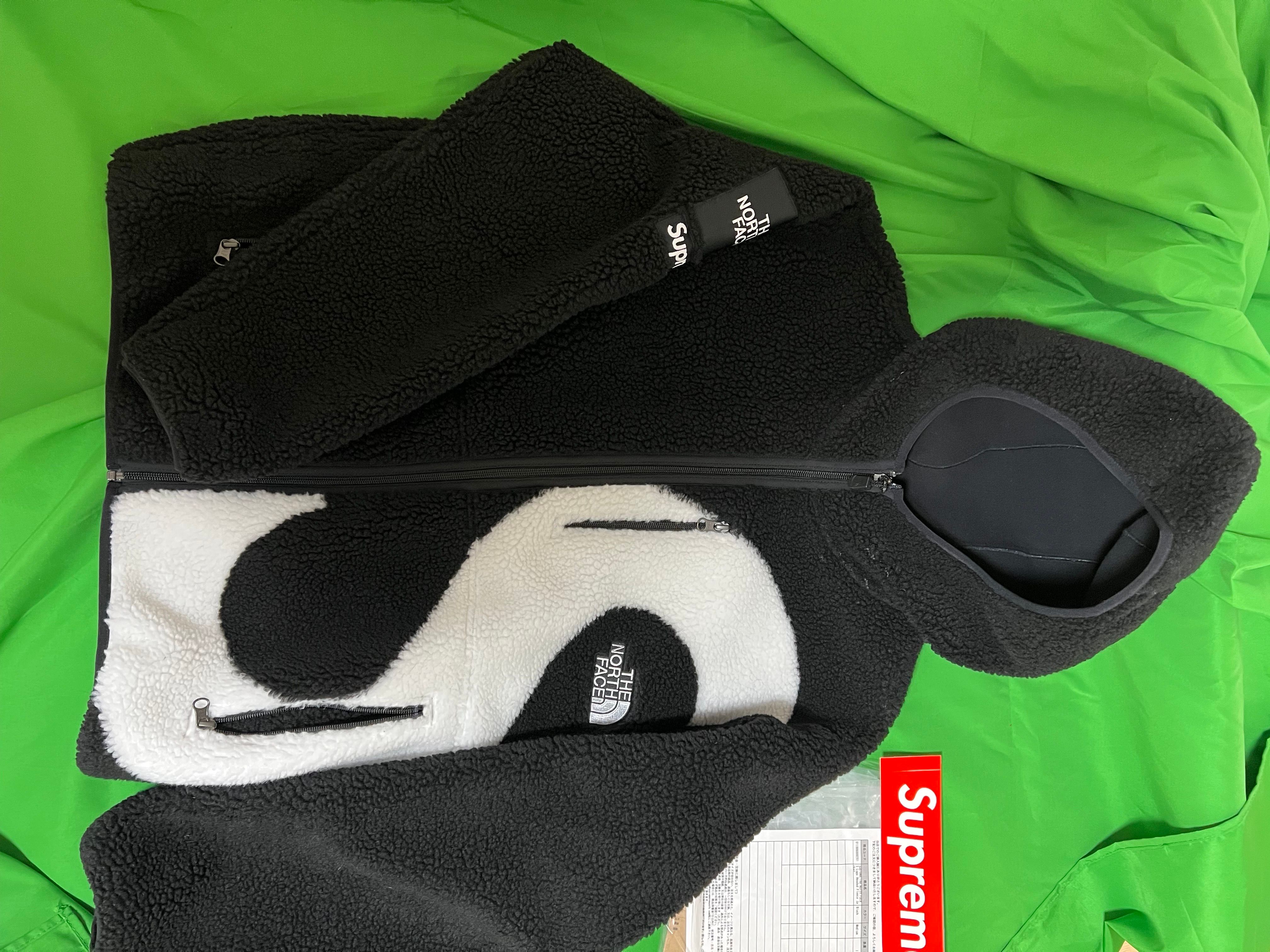 Supreme x The North Face S Logo Hooded Fleece Jacket "Black"