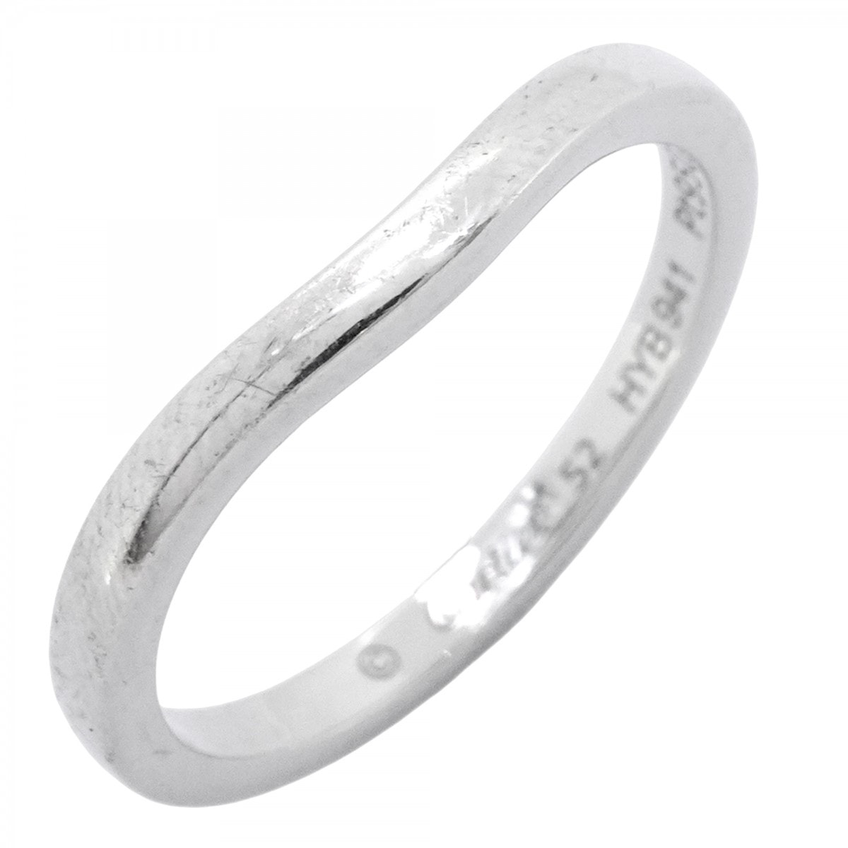 【6jdb0014】カルティエ リング バレリーナ Pt950 プラチナ #52【中古】レディース