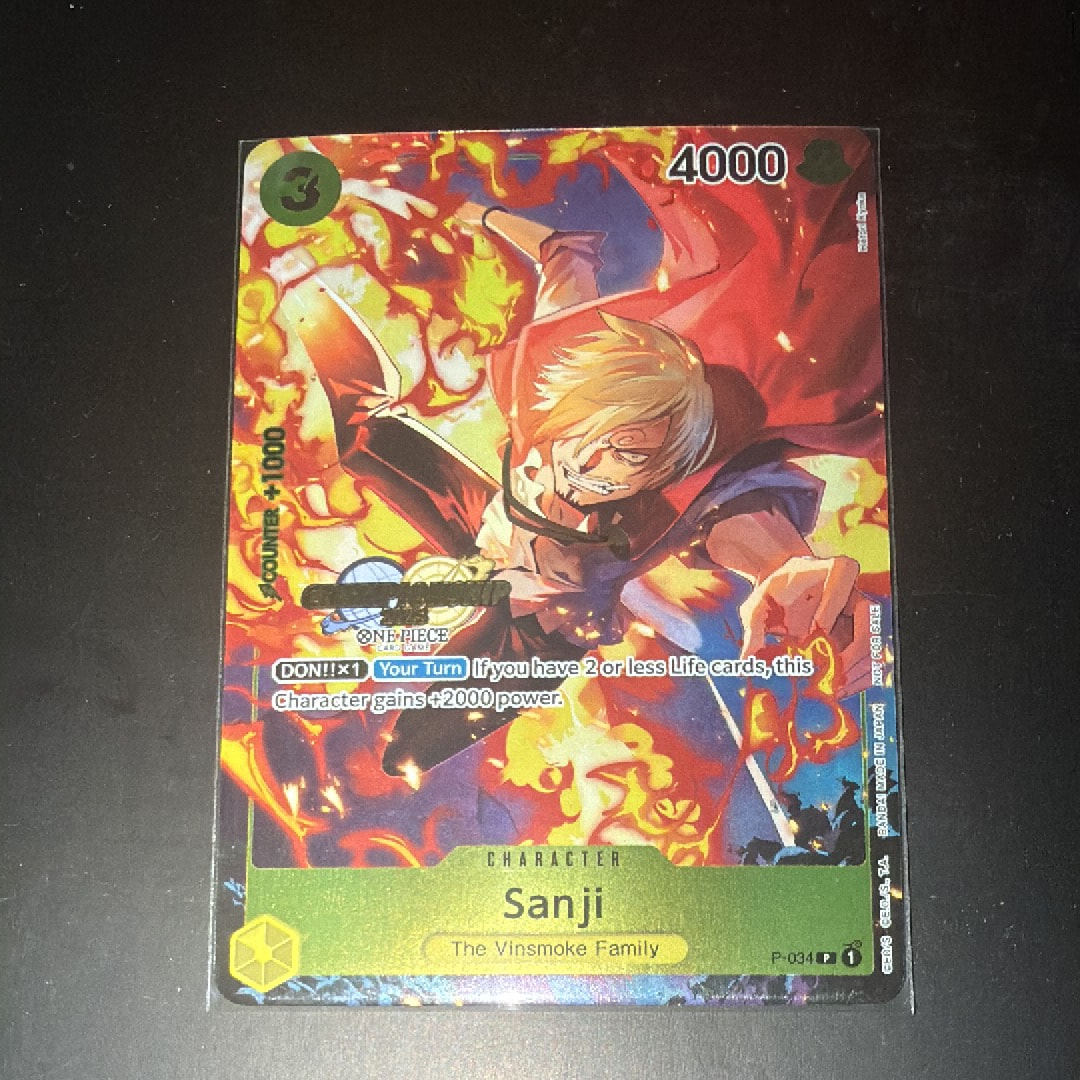 サンジ P [P-034]【英語版】(プロモーションカード「チャンピオンシップ 2023 イベントパック」)