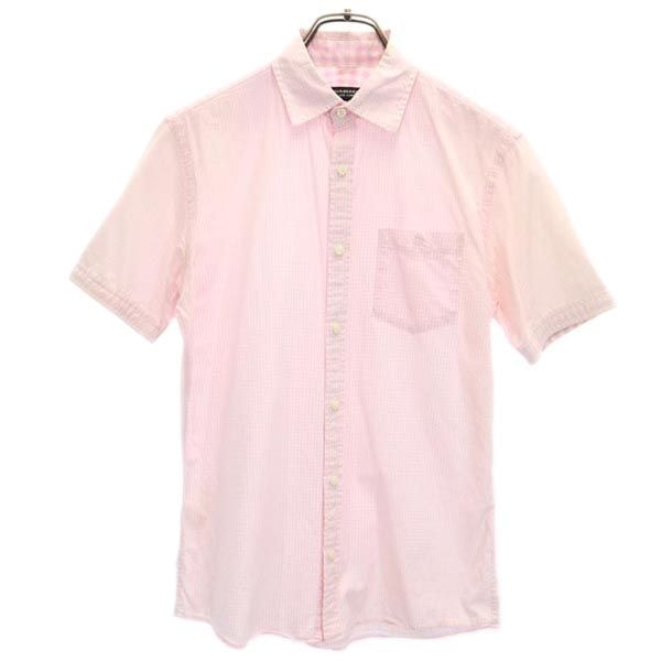 BURBERRY BLACK LABEL バーバリーブラックレーベル 三陽商会 チェック柄 半袖 シャツ 1 ピンク系