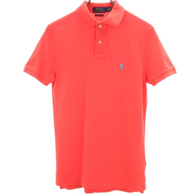 POLO RALPH LAUREN ポロラルフローレン 半袖 カスタムスリムフィット ポロシャツ XS レッド系