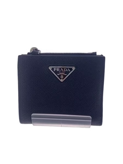 PRADA Small Saffiano Leather Wallet "Black"