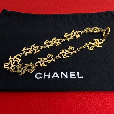 CHANEL シャネル ロゴ モチーフ GP ネックレス ゴールド
57463