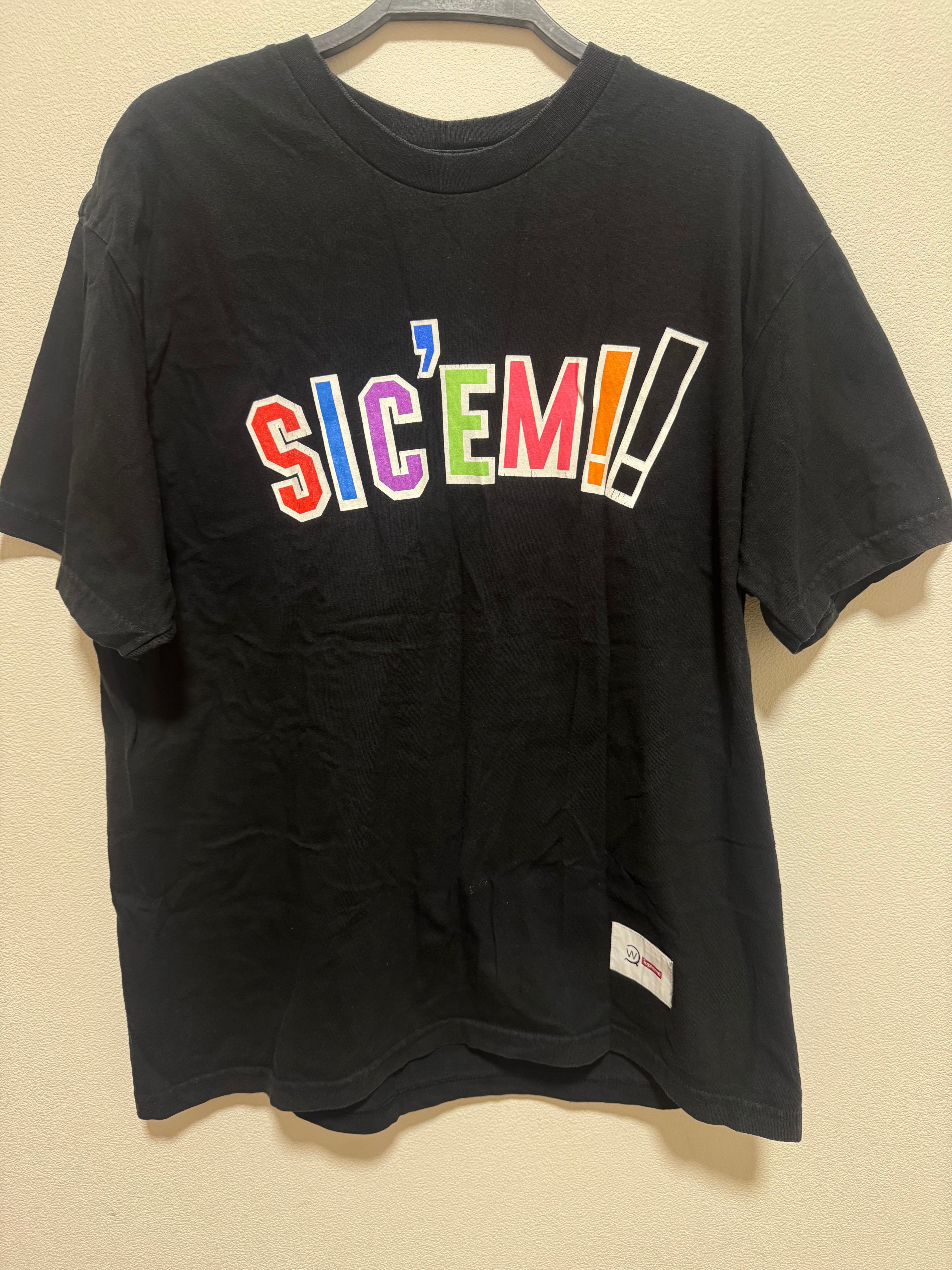 Supreme / WTAPS Sic'em! Tee "Black"