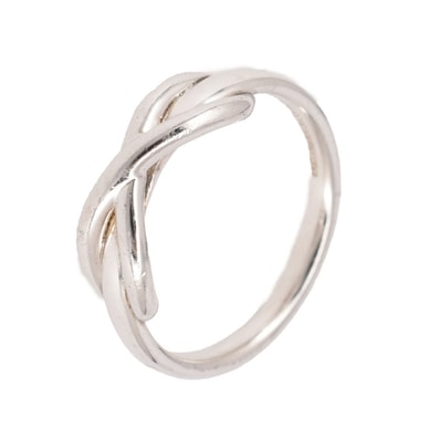 ティファニー TIFFANY&Co. インフィニティリング サイズ49/JP9 SV925 シルバー レディース S#144586