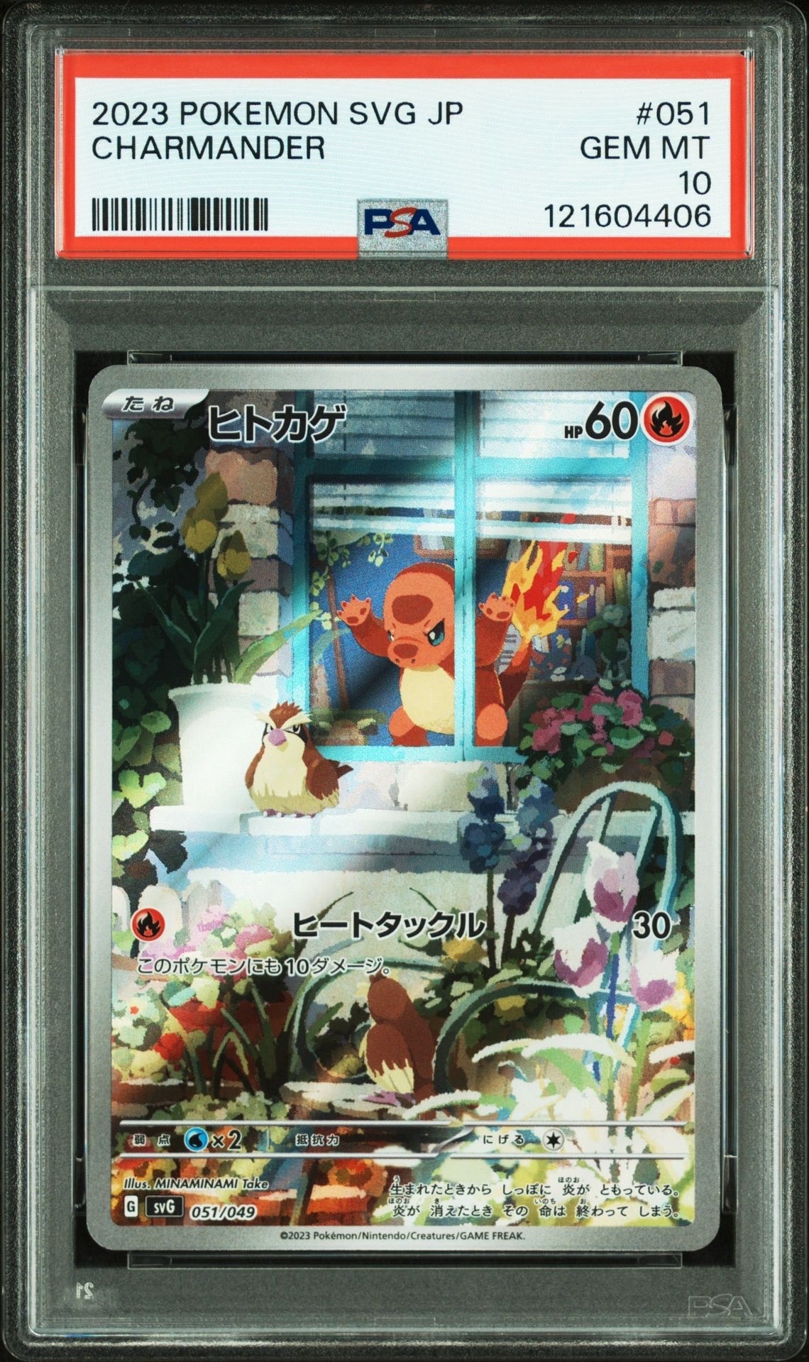 ヒトカゲ :フルイラスト [SVG 051/049](スペシャルデッキセットex「フシギバナ・リザードン・カメックス」)