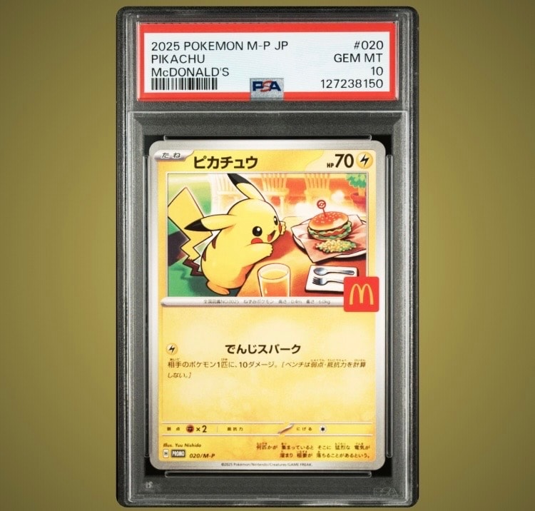 ピカチュウ P [M-P 020](プロモカードパック「マクドナルド ハッピーセット2025」)