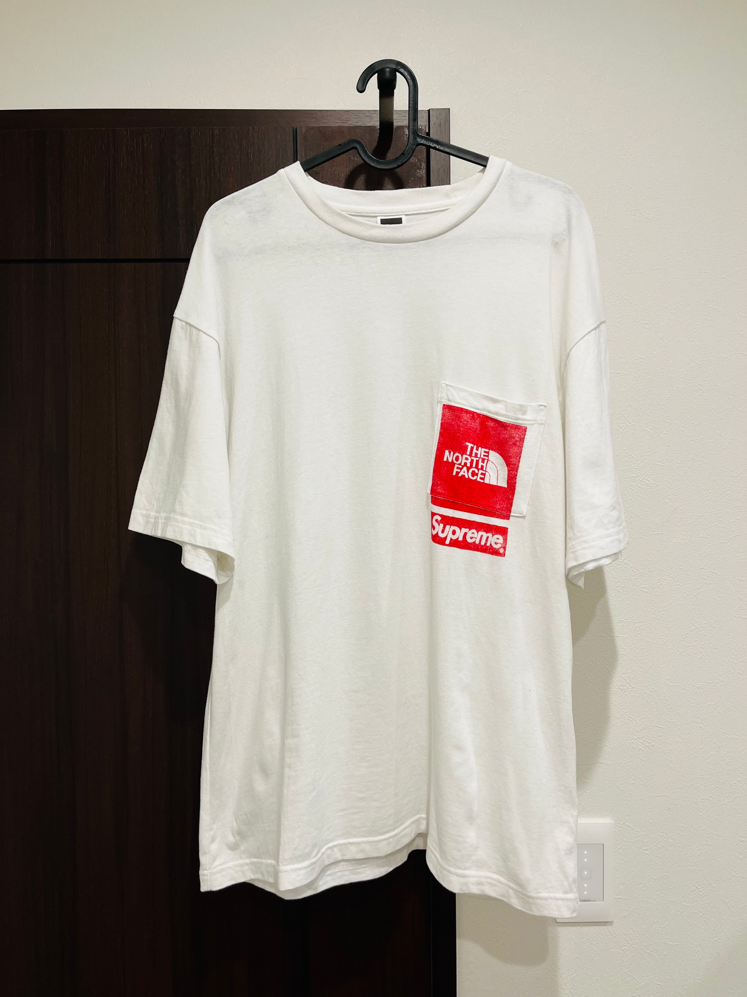 Supreme x The North Face Printed Pocket Tee "White"