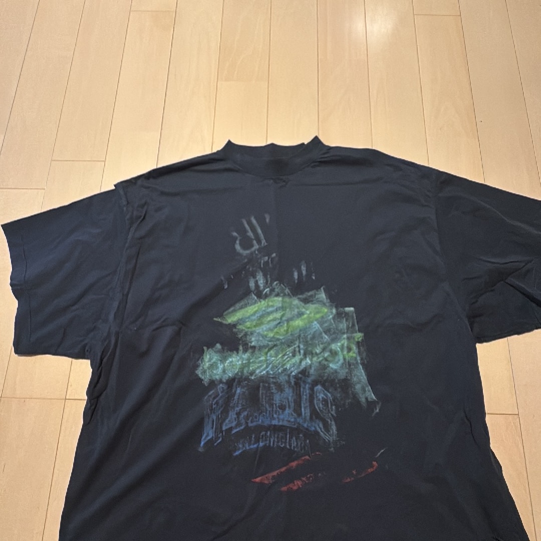 BALENCIAGA Diy Imprint Cropped T-Shirt "Black"