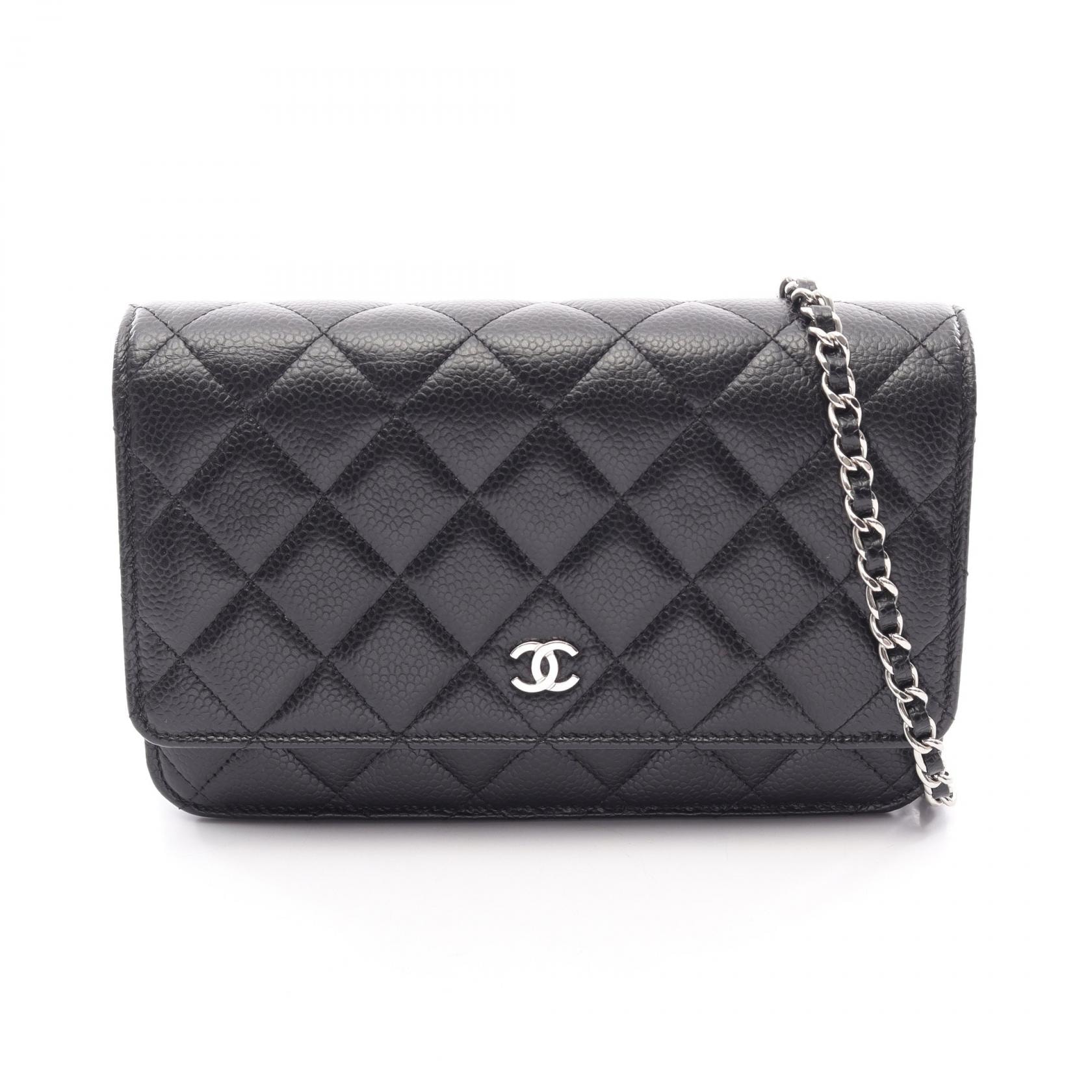 シャネル CHANEL マトラッセ ショルダーバッグ バッグ キャビアスキン(グレインドカーフ) レディース ブラック系 【中古】