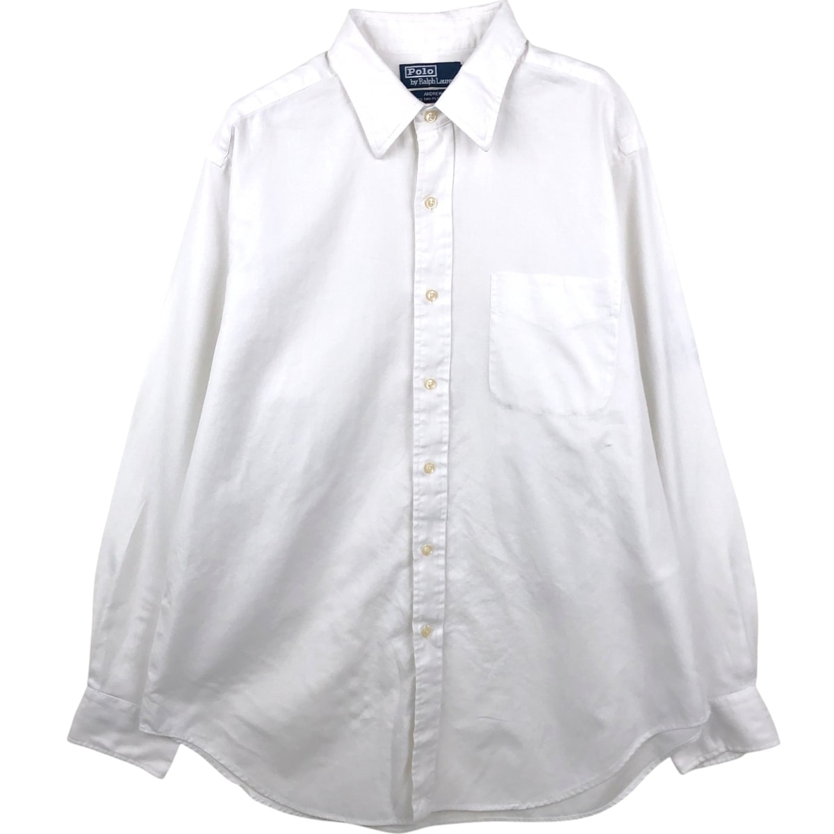 古着 ラルフローレン Ralph Lauren POLO by Ralph Lauren ANDREW 長袖 コットンシャツ メンズL相当/eaa661008