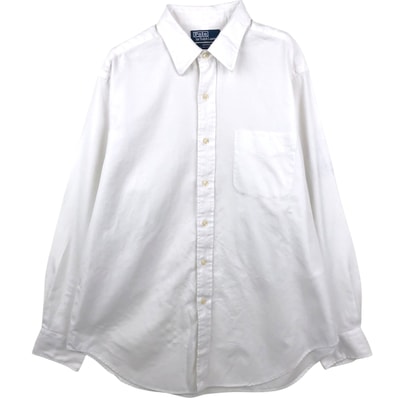古着 ラルフローレン Ralph Lauren POLO by Ralph Lauren ANDREW 長袖 コットンシャツ メンズL相当/eaa661008