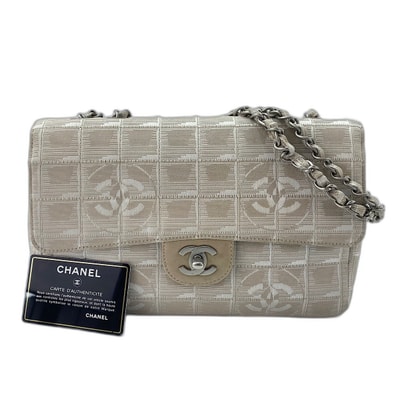 シャネル CHANEL ニュートラベルライン 25 ショルダーバッグ キャンバス【中古】