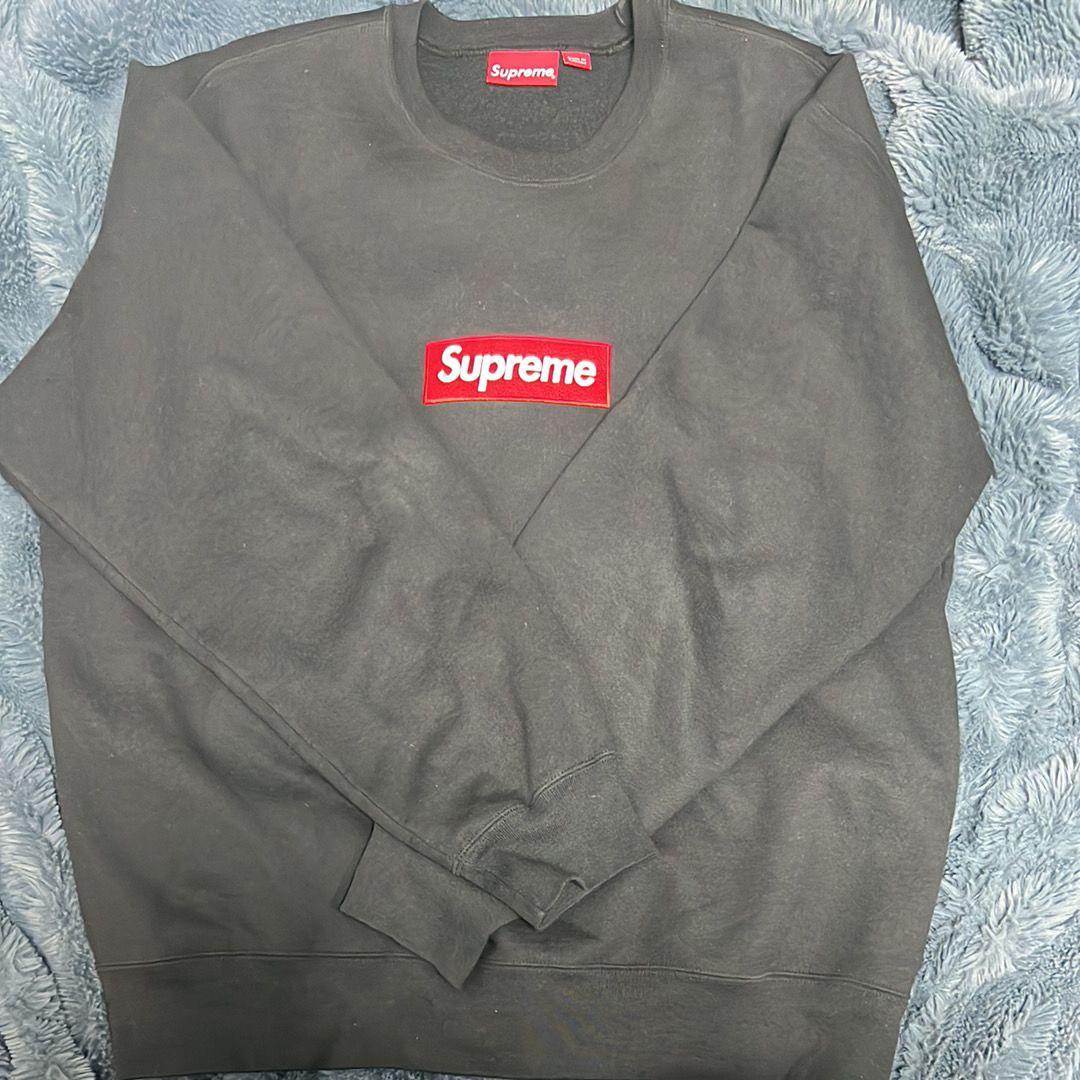 Supreme Box Logo Crewneck "Black" (22FW)