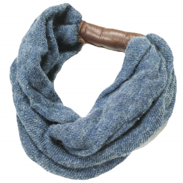 DECHO x BEAMS BOY デコー ビームスボーイ 別注 日本製 IMAMA コットンウールニットヘアバンド Free BLUE ターバン 帽子 g13920