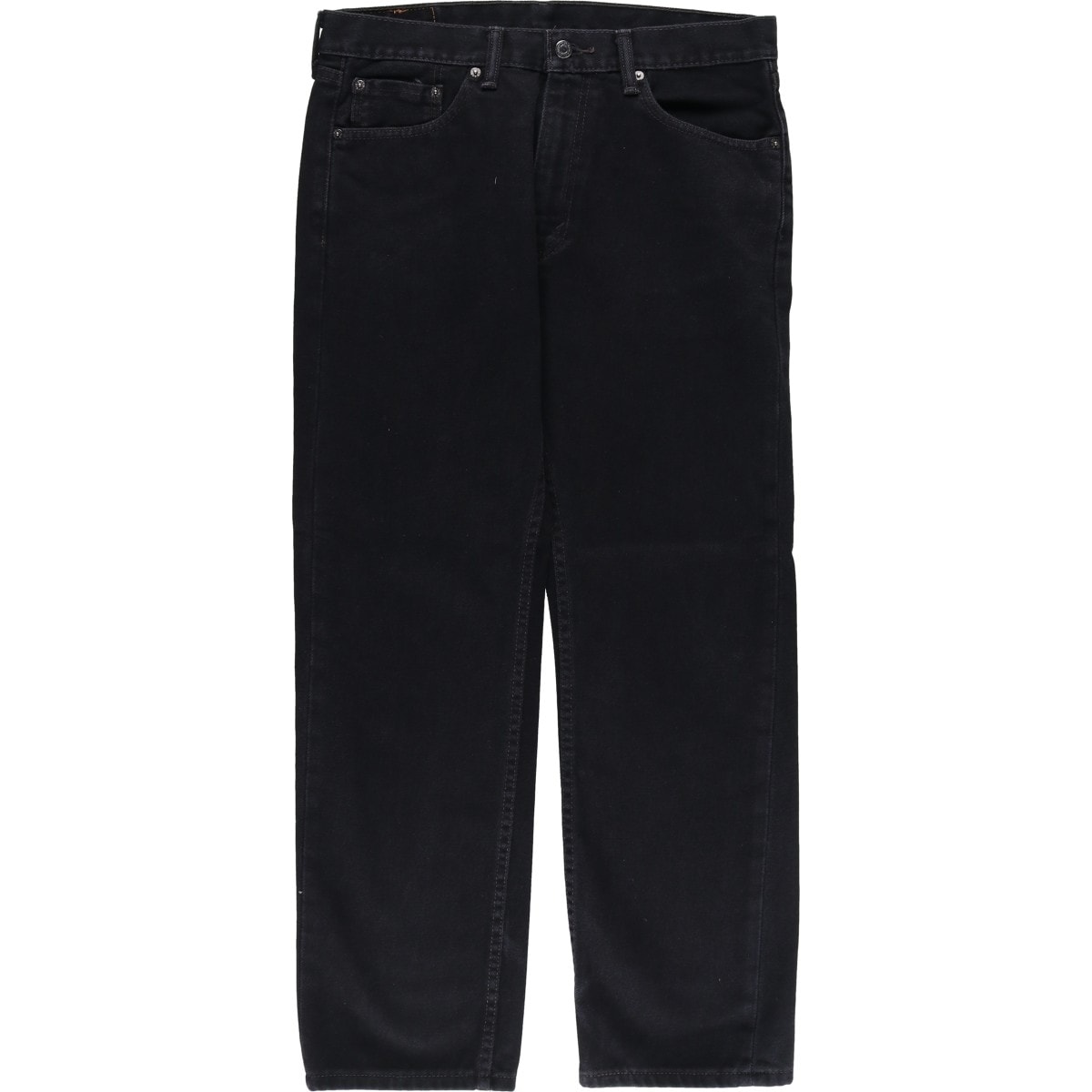 古着 リーバイス Levi's 505 ブラックデニム テーパードデニムパンツ メンズw35相当/eaa614692